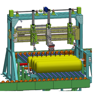 Equipo de prueba ultrasónico electrónico de alta potencia completamente automatizado para cilindros de gas Máquina integral para inspección