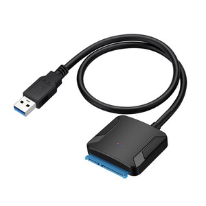 USB 3.0到SATA 3 Sata到USB适配器电缆转换电缆支持2.5 3.5英寸外部SSD HDD适配器硬盘 - Product Image 1