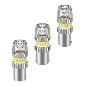 新しい7W LED信号ランプ1156 1157 3157 7443白赤黄色ライト車のコーナーランプ - Product Image 6
