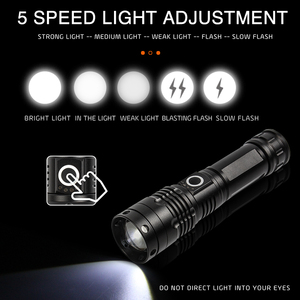1000lm 5v Multifunktion taktik mit Power Display Funktion wiederauf ladbare mobile Power Bank LED Taschenlampe Taschenlampe - Product Image 6