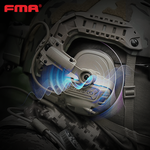 Fma בז אוזניים טקטיות ספורט קסדה הפחתת רעש אוזניות תקשורת שקט TB1490-B