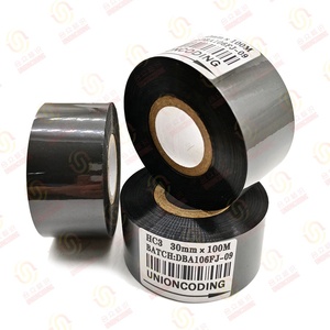 Schwarze Farbcodiermaschine Druckdatum Chargenummer Ladennummer Heißpräge-Codierungsband anpassbare Größe - Product Image 5