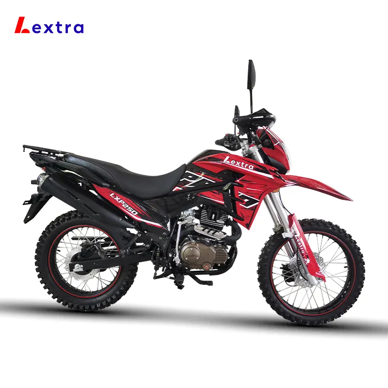 Lextra LXP250 Atualizado Gasolina Fábrica Chinesa Atacado Em Off Road Motocicletas Automáticas 250cc Motocicleta Dirt Bike Para Adulto