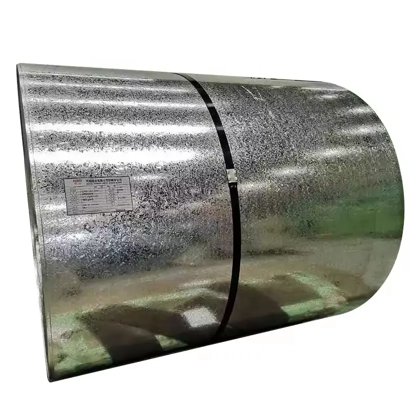 Tira de bobina Dx51d Rollo de hoja Gi de hierro recubierto de zinc laminado en frío en bobinas de acero galvanizado en caliente