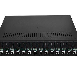 2U-14スロット光トランシーバーパワーラックトランシーバーがパワーボックスラックを管理 - Product Image 2