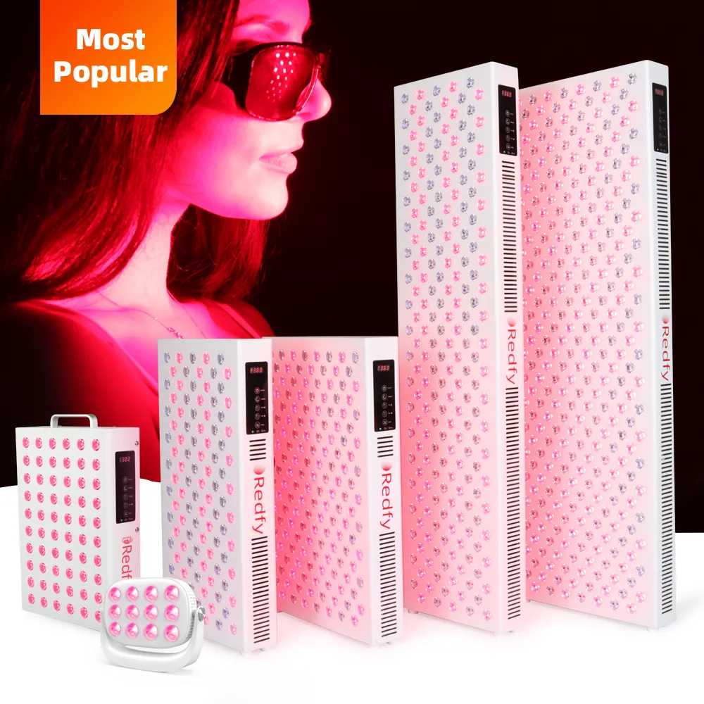 Redfy Full Body Pain Relief cura della pelle Beauty 630nm 660nm 810nm 850nm Near Infrared Led Red Light Therapy Panel PDT Machine