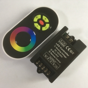 Беспроводной RF touch 30A DC12V 24V пульт дистанционного управления RGB диммер регулятор затемнения - Product Image 3