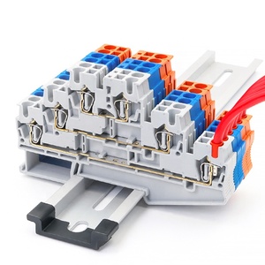 ST 2.5-3L 24-12AWG <strong>Spring</strong> Cage <strong>Connection</strong> Triple Level Three Layers Pluggable Wire 0.2-2.5mm <strong>Spring</strong> Din Rail <strong>Terminal</strong> <strong>Block</strong> - Product Image 6