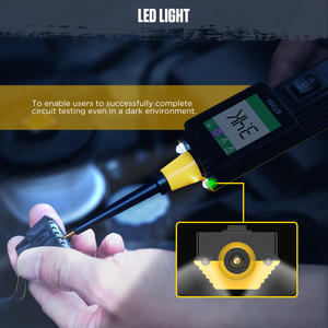 AUTOOL BT250 Circuit Tester Power Scanner 6-30V Automotive Power Probe Kit LED Display Voltage Polarity Locator Diagnostic <strong>Tool</strong> - Product Image 5
