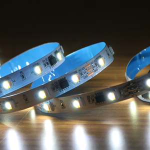 Üçlü renk CCT koşu su sıcak soğuk beyaz dijital Led şerit akan CW WW NW Tri renk 12/24V 5050 LED şerit işıklar - Product Image 4