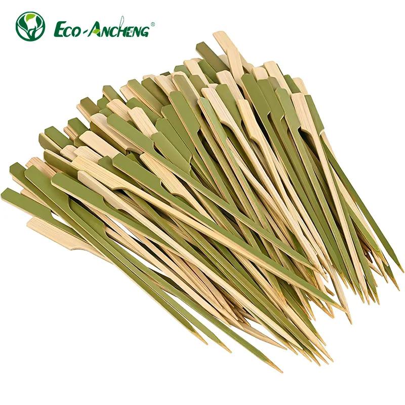 Bambú natural ecológico Teppo Sticks materia prima de bambú desechable para picnic exterior