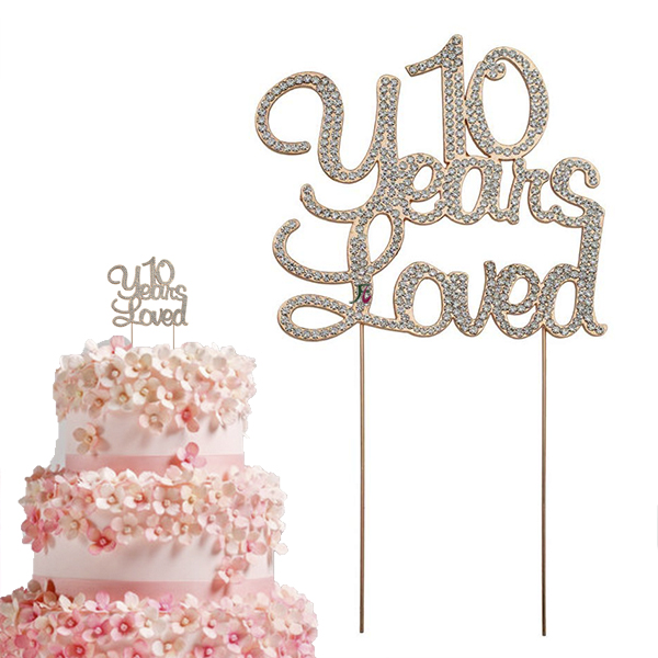 rose gold 10 years loved