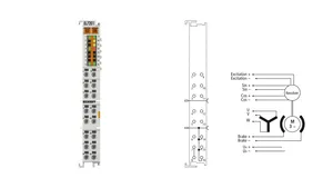 BECKHOFF EL7201 EtherCAT terminali 1 kanallı hareket arayüzü Servomotor 48 V DC 2.8 PLC PAC için bir Resolver özel denetleyici - Product Image 2