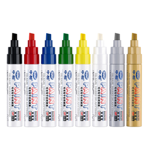SP518 per esterni con punta a scalpello largo pennarello pennarello per vernice a base di olio Multi-superficie opaco con inchiostro permanente