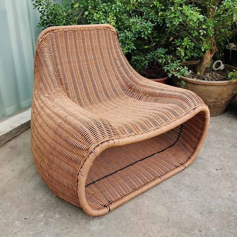 Mobilier d'extérieur en corde de luxe de style moderne chaises longues bon marché chaise de piscine pour le jardin