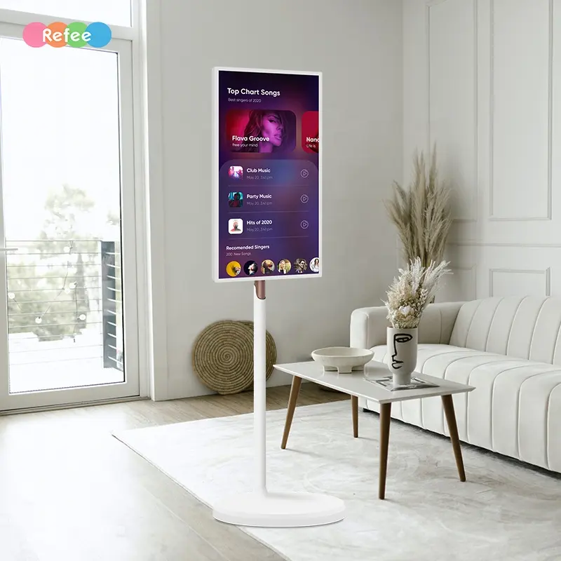 Batería de 24 pulgadas Android LG Stand By Me Tv In-Cell Pantalla táctil Gimnasio Gaming Live Room Smart Tv con ruedas de desplazamiento extraíbles