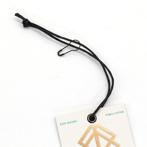 Etiquetas colgantes con cuerda elástica ropa reciclada cabeza de bala Arco Iris transferencia ropa pintura nombre etiquetas plantillas ropa etiqueta colgante - Product Image 1