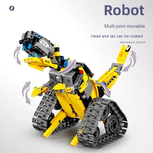 1:24 Drei-in-Eins-Roboter montage Wand programmierung Bausteine Fernbedienung Elektrisch Kompatibel für Spielzeug geschenkset - Product Image 4