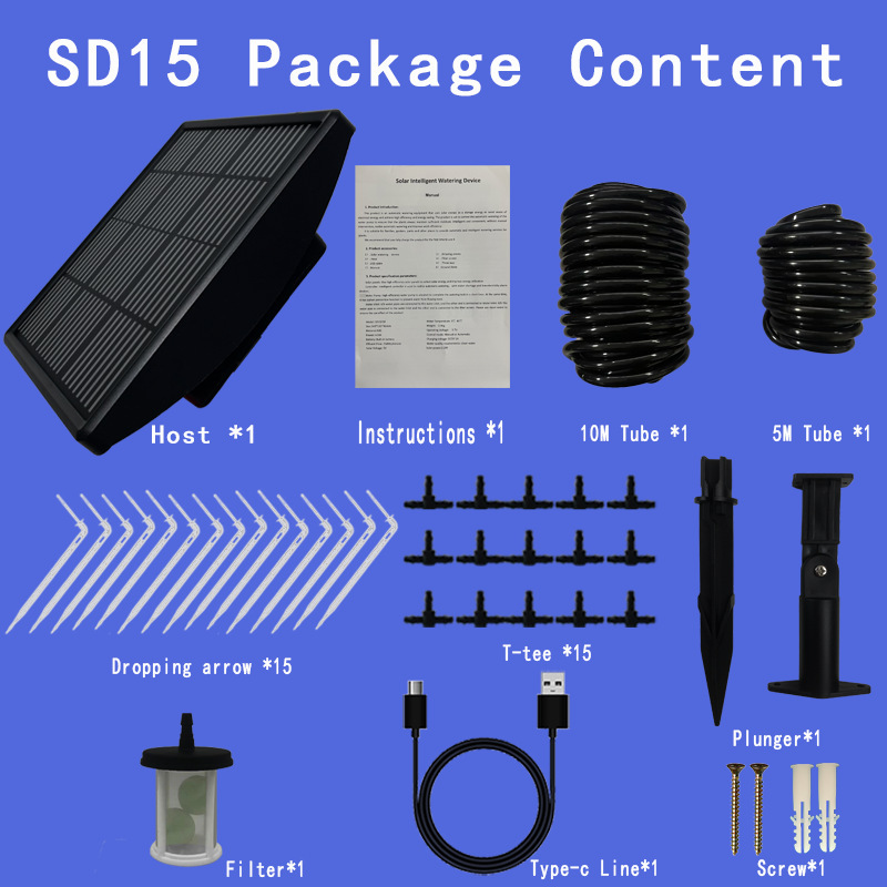 Water 15 pots at same time b-sd-black panel