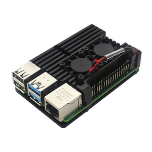 <strong>Raspberry</strong> <strong>Pi</strong> 4 <strong>Model</strong> B Kits Dual Fan Aluminum <strong>Case</strong> + 32/64 GB S D Card + Power Adapter + Heatsinks for RPI 4 - Product Image 1