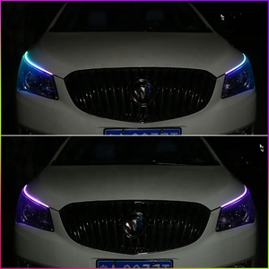 工場12V 5W LED DRL車用フレキシブルストリップライトニューデイタイムランニングLEDターンシグナルヘッドライト改造すべての車両モデル - Product Image 5