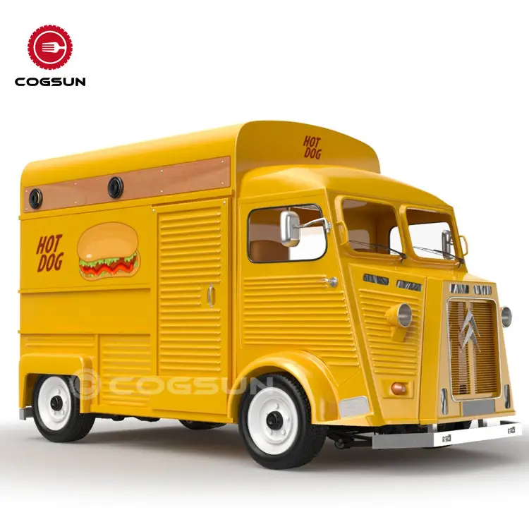 Mobile Food Trucks mit Generator Easy Mobile Vintage Citroen Food Truck