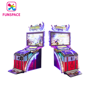 Funspace Coin Machine Operated Ticket2プレーヤー2台のデバイスが一緒に遊ぶオンラインガンシューティングアーケードゲーム機 - Product Image 5