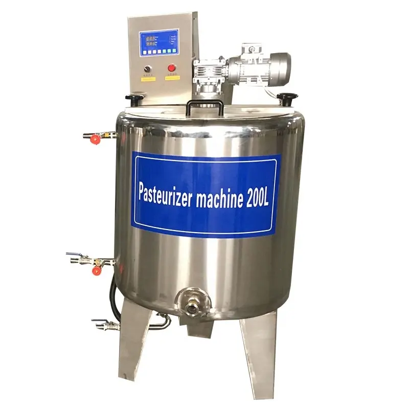 Wholesale price 100L mini milk processing plant sterilizer,milk pasteurizer and homogenizer,pasteurizer for milk used