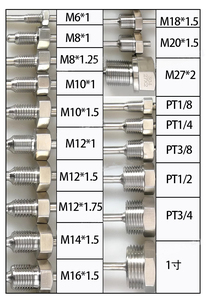 防水不锈钢3线热敏电阻探头PID温度控制器NPT 1/4英寸管螺纹2m线RTD温度 - Product Image 3