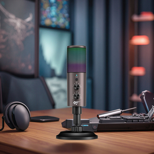 Havit Gk61 Máy Tính Live Streaming Ghi Âm Mic RGB Chơi Game Chuyên Nghiệp Condenser Microphone - Product Image 4