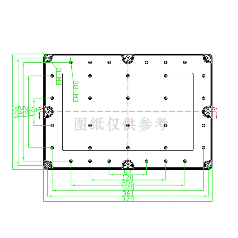 Produttori Custom Outdoor IP65 Abs scatola elettrica industriale custodia in plastica grande custodia per strumenti elettronici