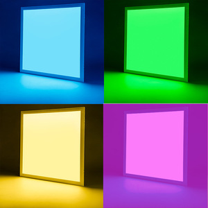 RGBW <strong>LED</strong> Colorful Square Flat Panel Light with Remote Control Modern <strong>Design</strong> KTVRGB Sauna Room Aluminum Body Luminous Side Light - Product Image 3