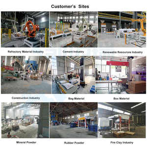 Robot Palletizer argilla completamente automatica linea borse scatola compatta borsa pallettizzatore Robot braccio custodia per linee di confezionamento - Product Image 3