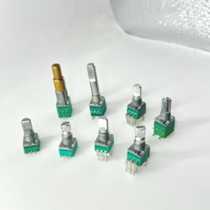 Terwin Customizable Resistance <strong>Linear</strong> <strong>Potentiometer</strong> 9mm C.C Points <strong>Potentiometer</strong> Switch Volume Control Rotary <strong>Potentiometer</strong> - Product Image 4