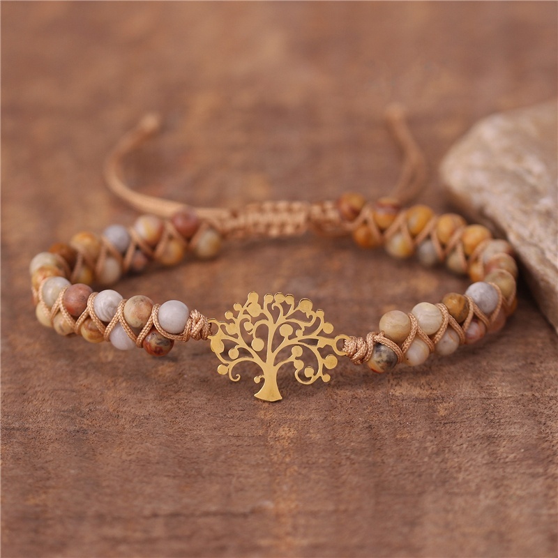#3 Crazy agate gold color
