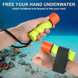 مصباح LED للغوص مقاوم للماء IP68 مصباح يدوي جديد للغوص الليلي مع تحكم قوي في الإضاءة ومفتاح مغناطيسي - Product Image 5