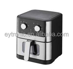 Easy Use Visualize Air Fryer 6L 8L with 10 <strong>Programmes</strong> Stainless Steel Air Fryer Digital Touchscreen and Dehydration Function