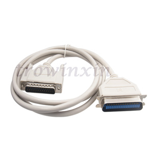 DB25至CN36并行打印机数据电缆25至36针模制公对公M/M Centronics - Product Image 1