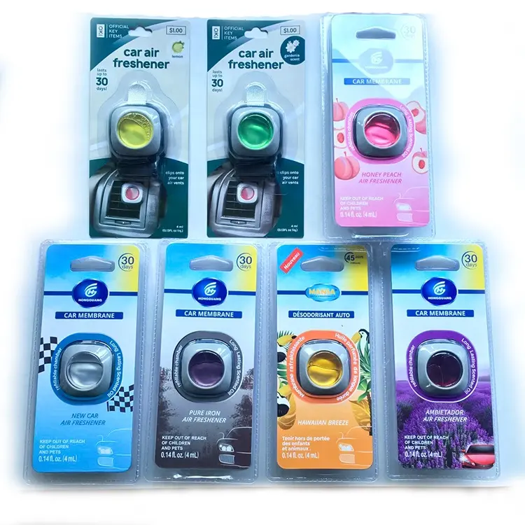 4 ml car air conditioner outlet perfume liquid breathable membrane perfume, air freshener