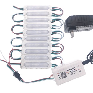 DC12v 5050โมดูล RGB แอปไวไฟ0.96W Ws2811 IP65สีเต็มรูปแบบสำหรับกล่องไฟ LED โมดูล3 SMD LED