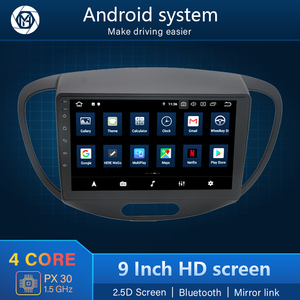 GPS导航2.5D屏幕Android 9.1车载多媒体播放器车载收音机适用于现代i10 2010-2013 - Product Image 2
