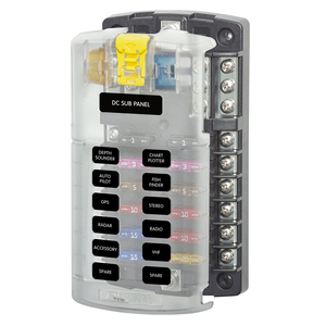 防水カバーネガティブバスLEDライトなし5A10A 15A20Aフリーヒューズ12ウェイブレードヒューズブロックヒューズボックス - Product Image 2