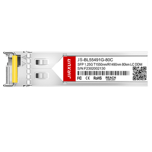 โมดูลอีเธอร์เน็ต SFP 10/100/1000BASE-SX 850nm 550m ดูเพล็กซ์ LC MMF ออปติคอลทรานซีฟเวอร์ อุปกรณ์ใยแก้วนำแสงมือสอง - Product Image 2