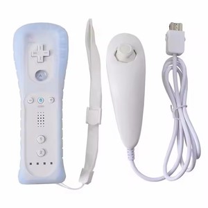 ตัวควบคุมระยะไกลสำหรับ Wii สนับสนุนโลโก้ OEM โดยไม่มีการเคลื่อนไหว2 in 1บวกรีโมทคอนโทรล nunchuck ยอดนิยมสำหรับ Wii Wii U - Product Image 3