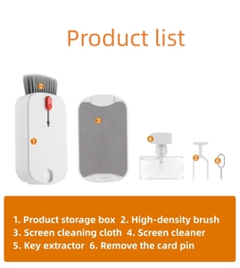 Popular Q5S <strong>Cleaning</strong> Kit 5-in-1 Multi-functional <strong>Computer</strong> <strong>Cleaning</strong> Supplies <strong>Screen</strong> <strong>Keyboard</strong> <strong>Cleaning</strong> Brush - Product Image 6