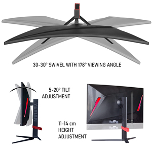 2025 più venduto da 32 pollici per PC Gaming Frameless LED Monitor 2K 165Hz Multistand con Display 4K HD con ingresso curvo pannello IPS Desktop - Product Image 6