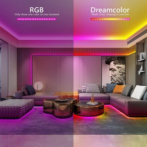 WS2811 WS2812B WS2813 WS2815 SK6812 RGBW RGB nero bianco Pcb individuale 1 led 1 IC striscia Led Rgbic indirizzabile - Product Image 6