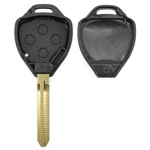 TOY43 anahtar kovanı ile logo ile t-oyota c-amry Avalon c-orolla Matrix RAV4 için 4 düğme uzaktan itmeli anahtar - Product Image 4