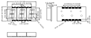 0.3inch <strong>7</strong> <strong>Segment</strong> Led <strong>Display</strong> Datasheet 3 Digit Seven <strong>Segment</strong> <strong>Display</strong>