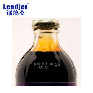 Leadjet-impresora de codificación de fecha de inyección de tinta blanca para productos industriales oscuros, CIJ - Product Image 5